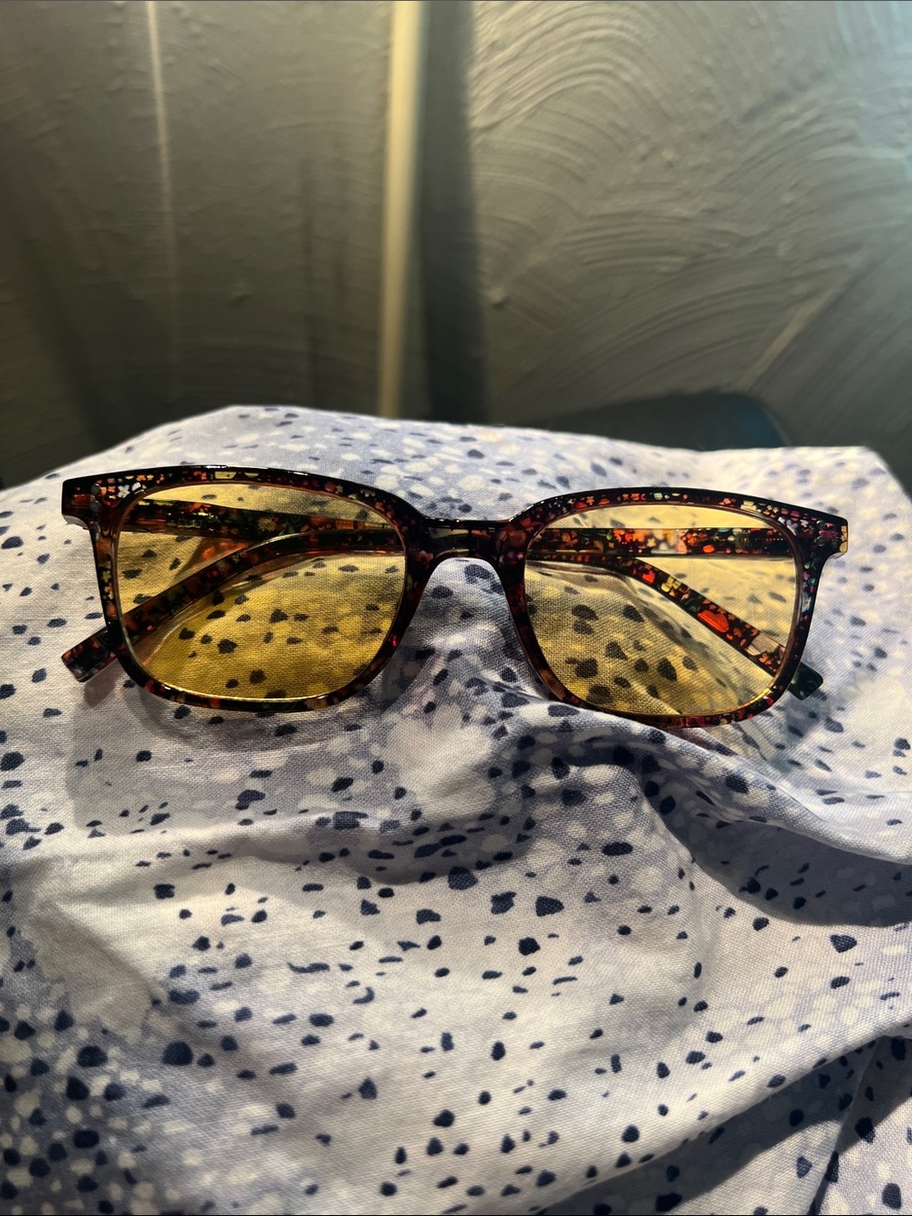 New Blue Light Blocking Tortoiseshell Glasses with Amber Lenses